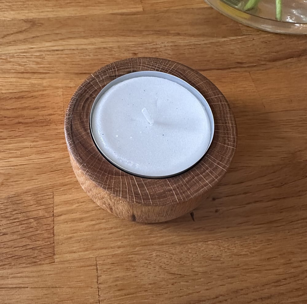 Teelicht Eiche 3,5