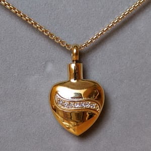 Ascheamulett Herz