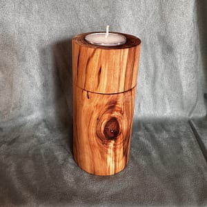 Dose Buche mit Teelicht