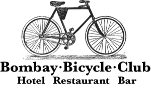Logo and name of Bombay Bicycle Club Bentota (BBC).